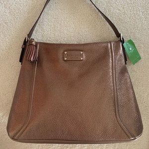 NWT Kate Spade Medium Lucia Bronze